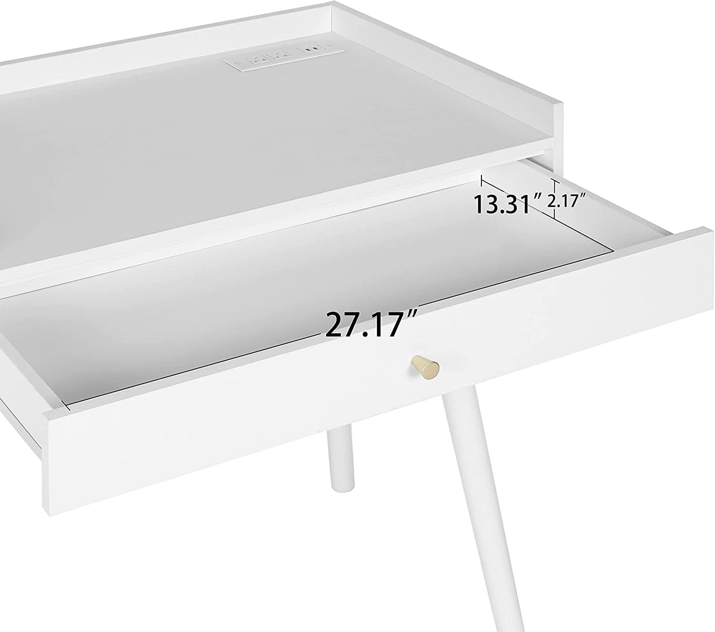 Modern White Makeup Vanity – Sleek & Elegant Design