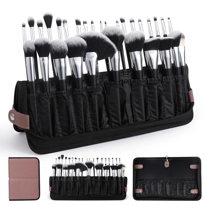 Foldable Makeup Brush Case – Waterproof & Travel-Friendly