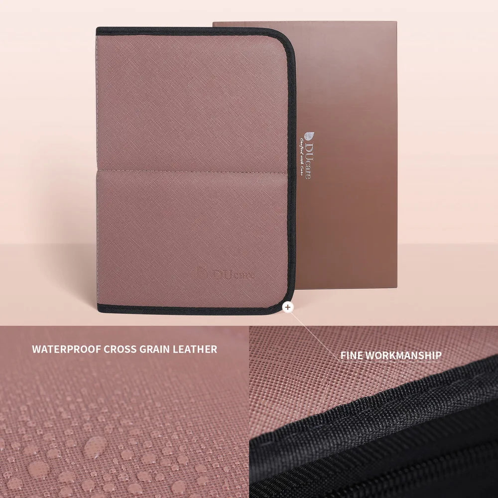 Foldable Makeup Brush Case – Waterproof & Travel-Friendly